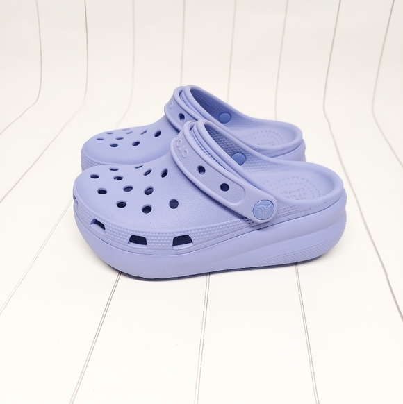 Crocs Kids Violet Classic Crush Clogs - Picture 6 of 13